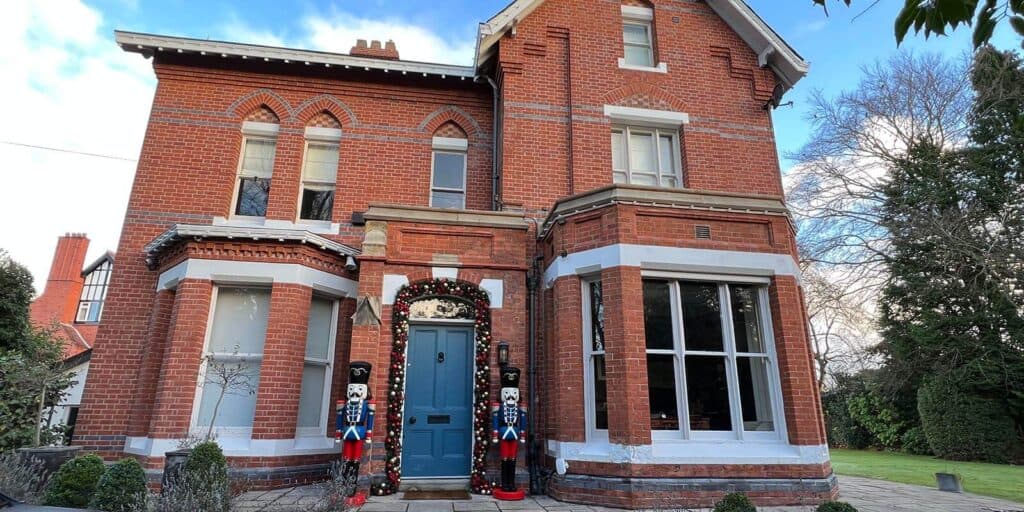 Chemically Cleaned and repointed to a Large family detached property in the Wilmslow