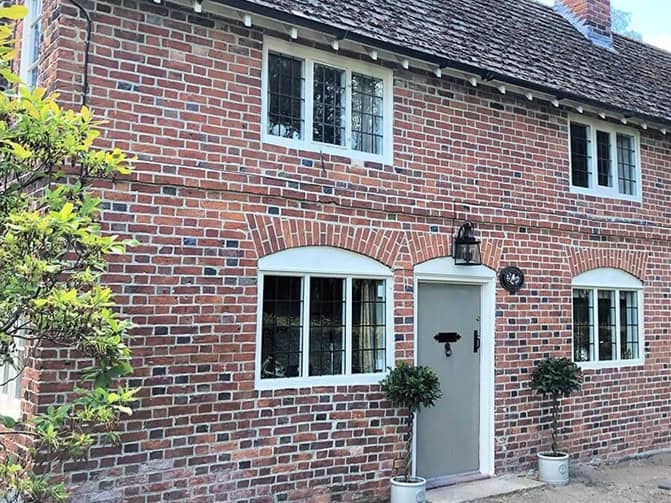 Brick cleaning after