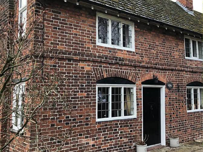 Brick cleaning before