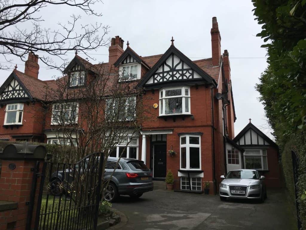 Brick pointing on a residential property in Redditch