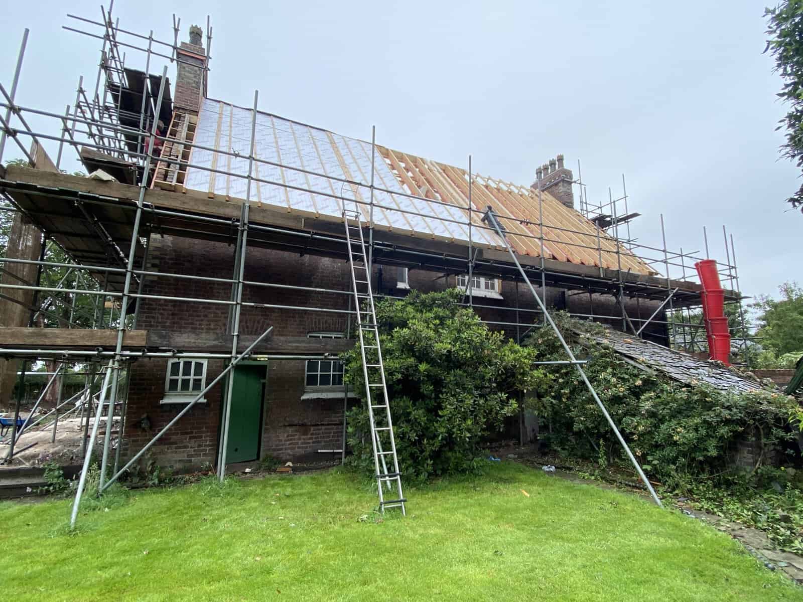 Completed brick repointing project in Coventry