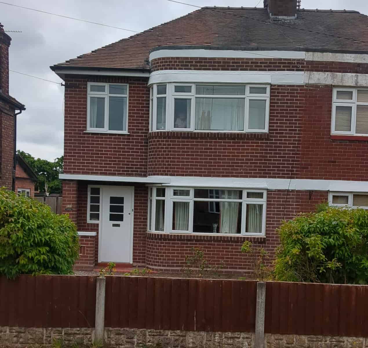 Brick repointing on a property in Wolverhampton